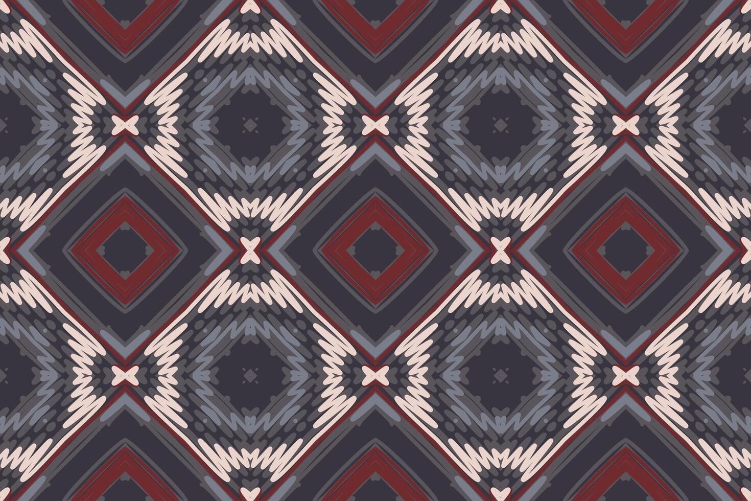 Anarkali Pattern Seamless Mughal architecture Motif embroidery, Ikat embroidery Design for Print indonesian batik motif embroidery native american kurta mughal design vector
