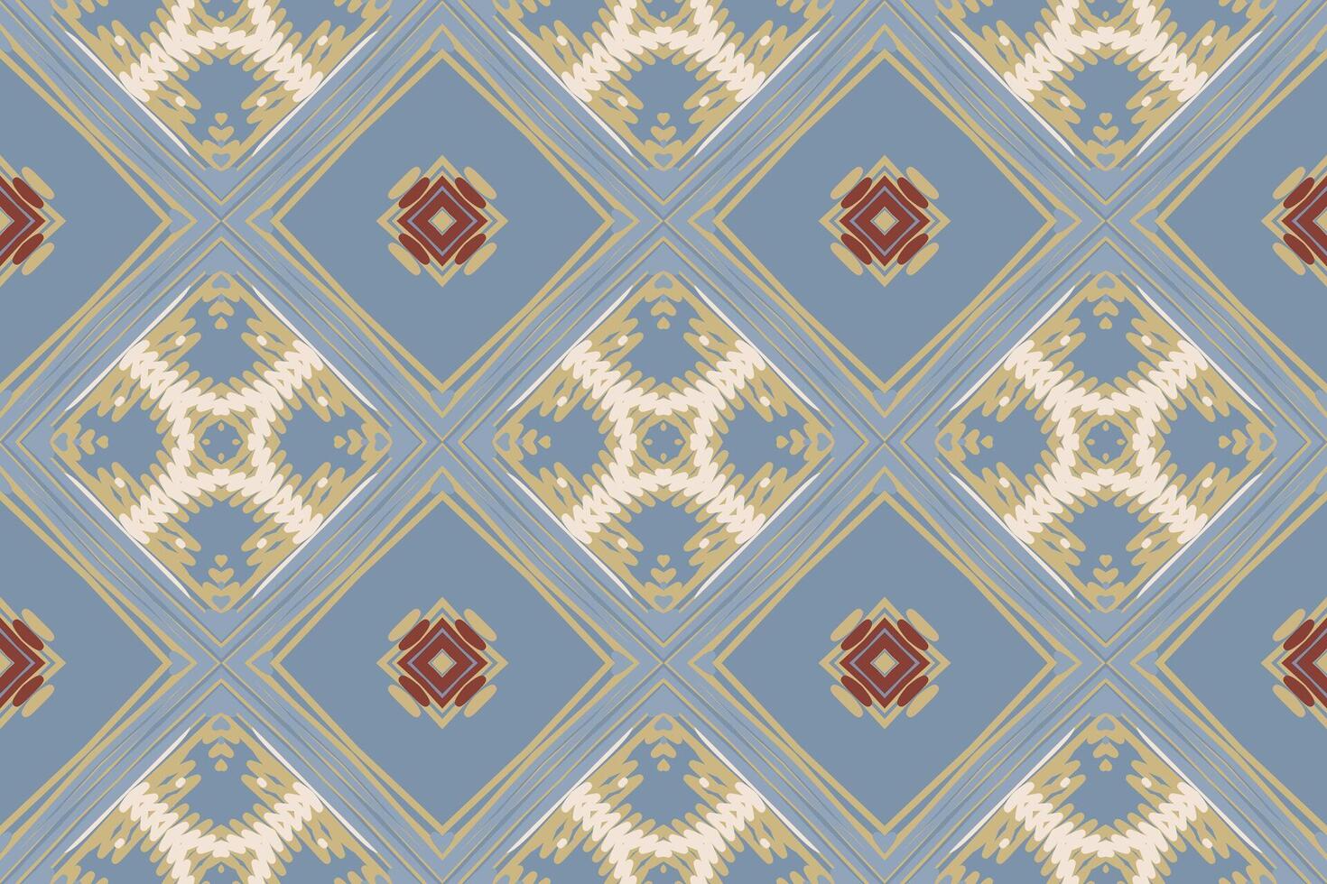 Anarkali Pattern Seamless Mughal architecture Motif embroidery, Ikat embroidery Design for Print egyptian pattern tibetan mandala bandanna vector