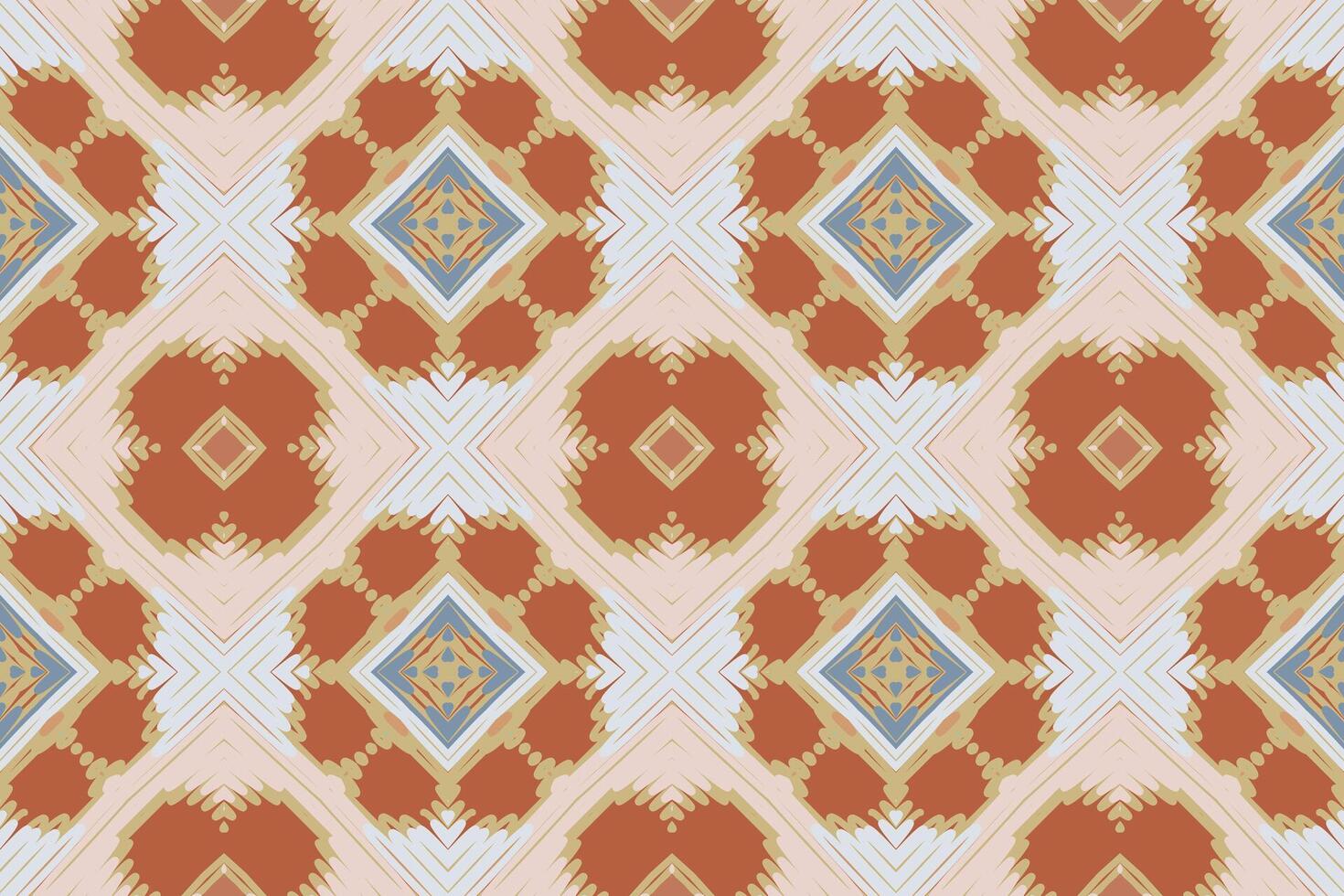 Anarkali Pattern Seamless Mughal architecture Motif embroidery, Ikat embroidery Design for Print endless arabesque cloth dupatta shawl bandana print silk kurta men vector