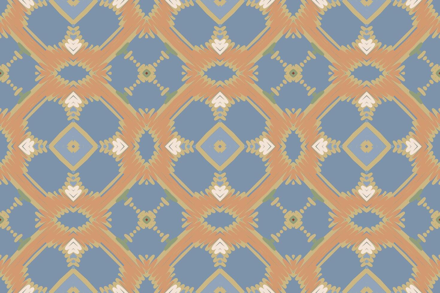 Anarkali Pattern Seamless Scandinavian pattern Motif embroidery, Ikat embroidery Design for Print Texture fabric saree sari carpet. kurta patola saree vector