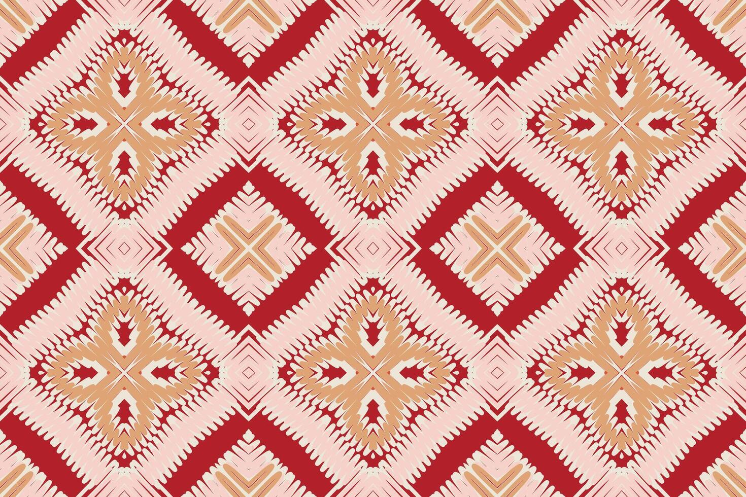Nordic pattern Seamless Bandana print silk Motif embroidery, Ikat embroidery Design for Print indonesian batik motif embroidery native american kurta mughal design vector