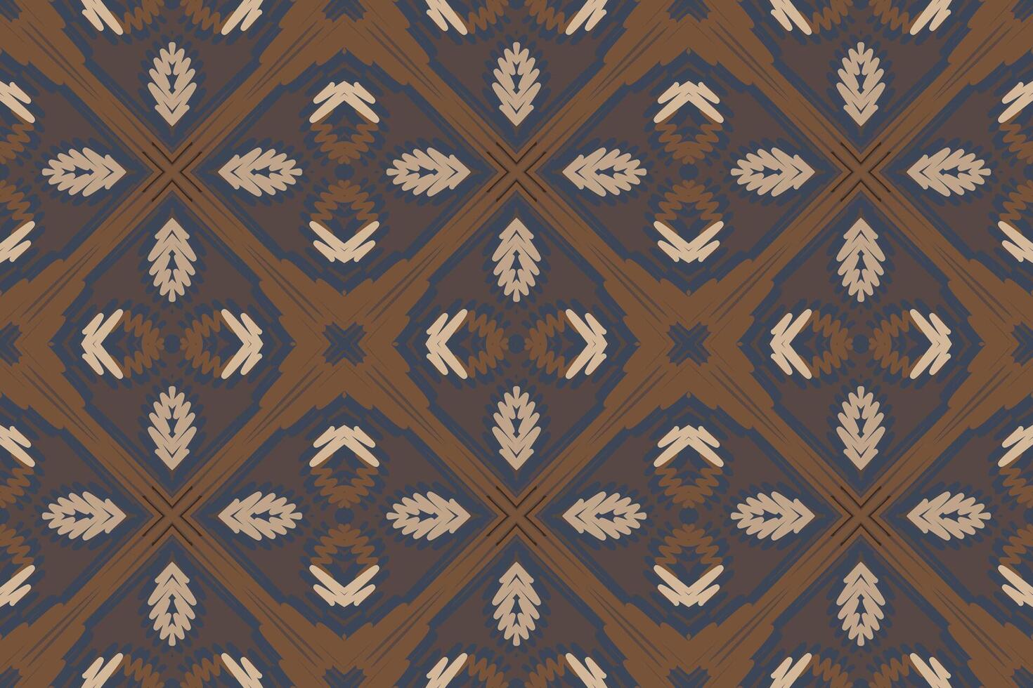 Nordic pattern Seamless Mughal architecture Motif embroidery, Ikat embroidery Design for Print 60s paisley tie dye damascus ornament rugs hipster kurta pajama vector