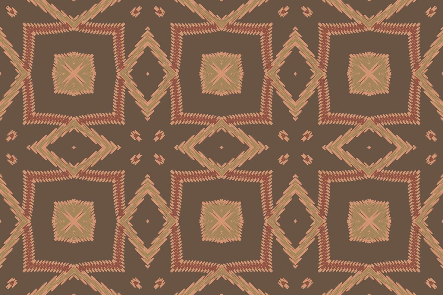 Motif folklore pattern Seamless Bandana print silk Motif embroidery, Ikat embroidery Design for Print indonesian batik motif embroidery native american kurta mughal design vector