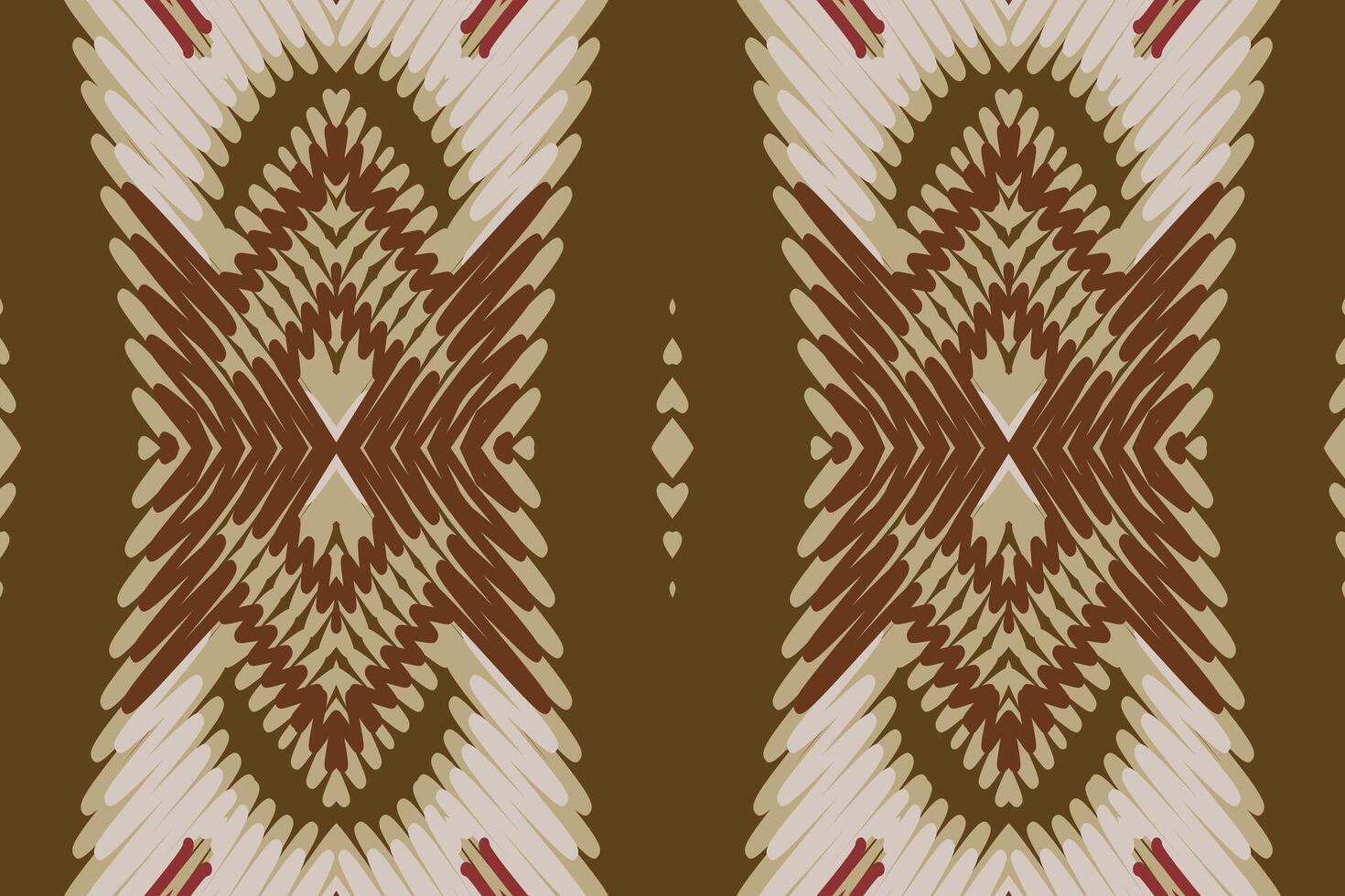 Kurti Pattern Seamless Native American, Motif embroidery, Ikat embroidery Design for Print pattern vintage flower folk navajo patchwork pattern vector