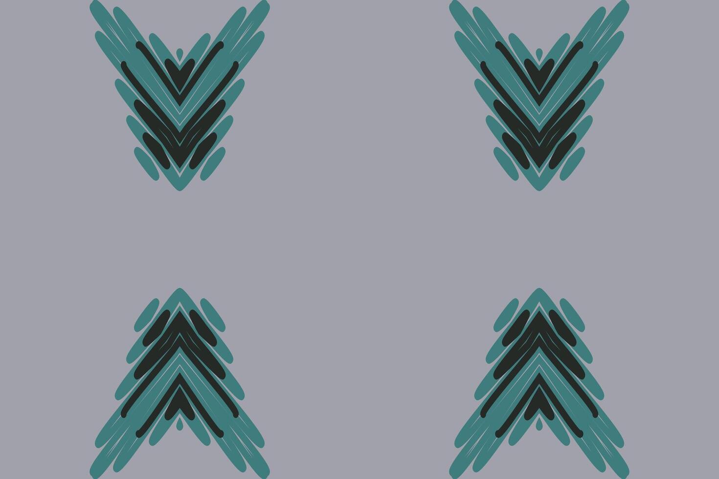 Kurti Pattern Seamless Bandana print silk Motif embroidery, Ikat embroidery Design for Print indonesian batik motif embroidery native american kurta mughal design vector