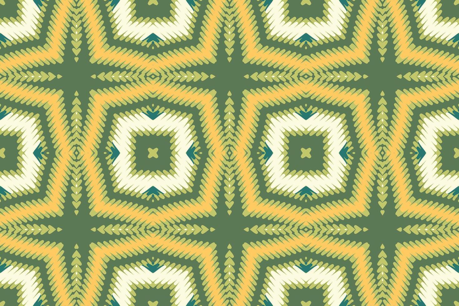 Nordic pattern Seamless Mughal architecture Motif embroidery, Ikat embroidery Design for Print tie dyeing pillowcase sambal puri kurti mughal architecture vector