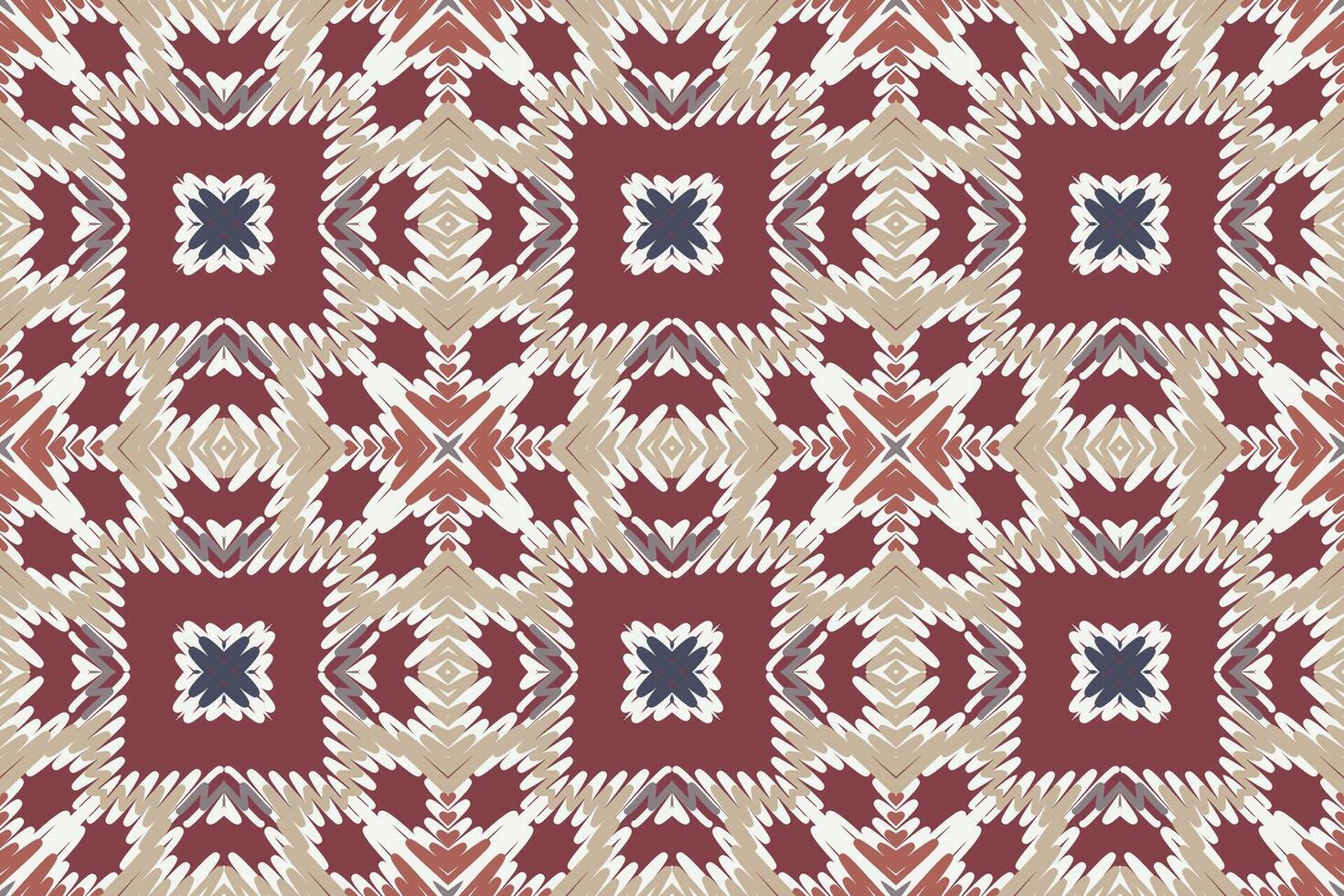 Navajo pattern Seamless Native American, Motif embroidery, Ikat embroidery Design for Print Texture fabric saree sari carpet. kurta patola saree vector