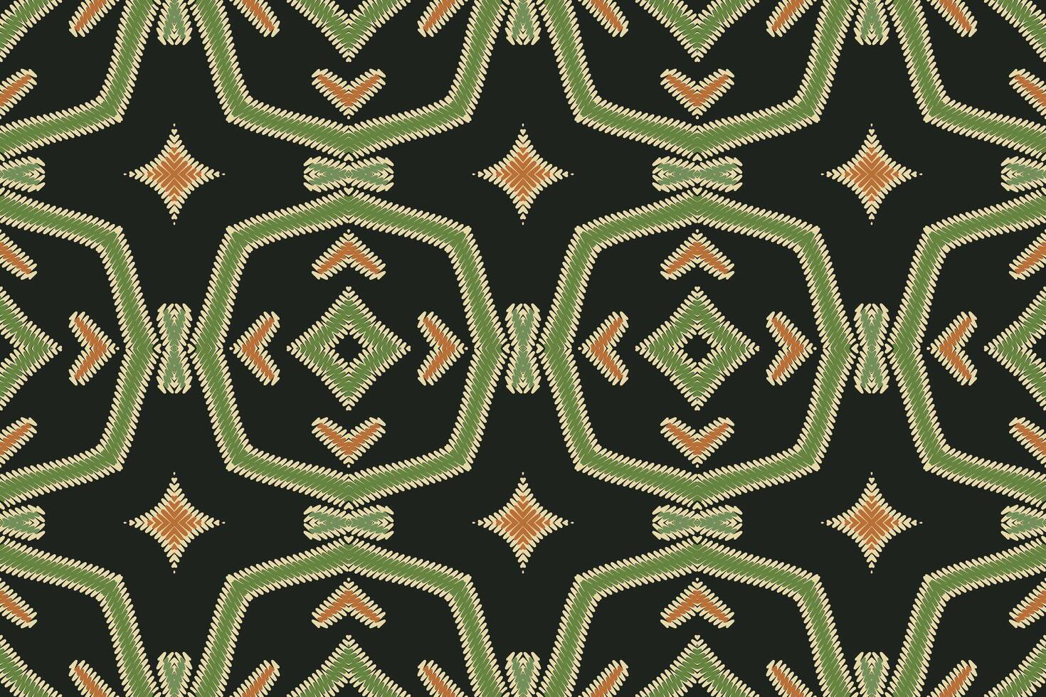 Motif folklore pattern Seamless Bandana print silk Motif embroidery, Ikat embroidery Design for Print tapestry floral kimono repeat pattern lacing spanish motif vector