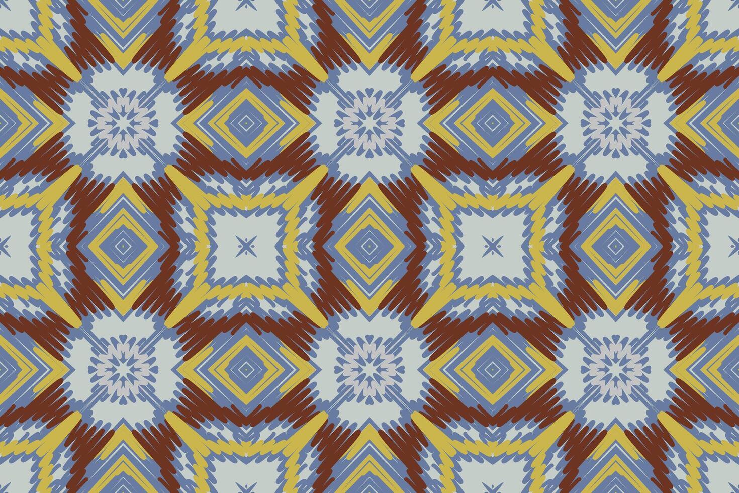 Navajo pattern Seamless Native American, Motif embroidery, Ikat embroidery Design for Print egyptian pattern tibetan mandala bandanna vector