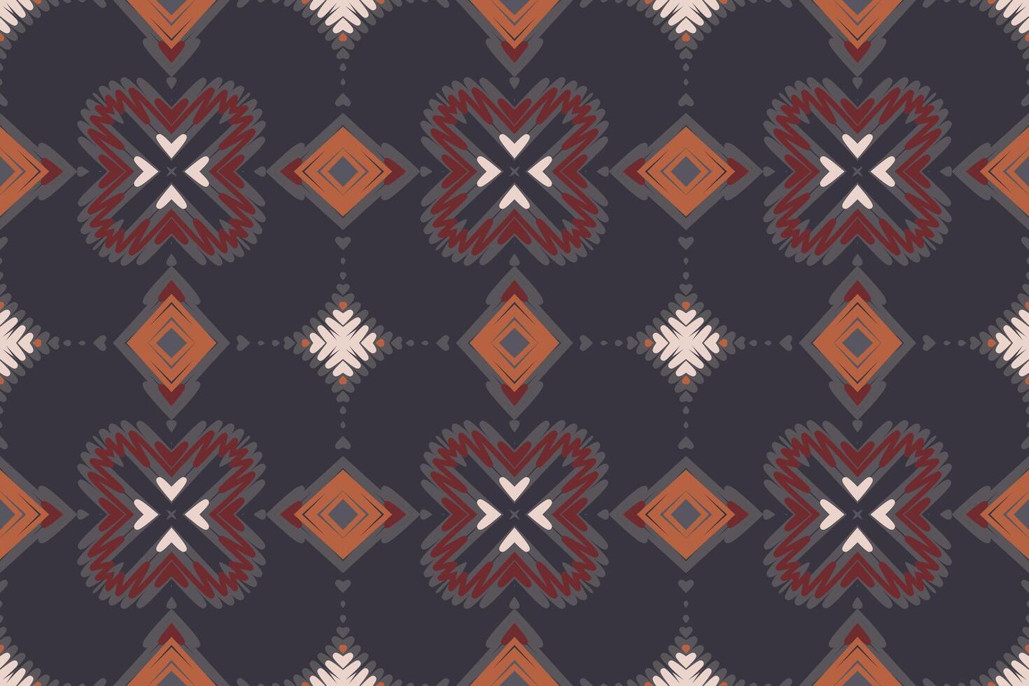Navajo pattern Seamless Australian aboriginal pattern Motif embroidery, Ikat embroidery Design for Print Texture fabric saree sari carpet. kurta patola saree vector