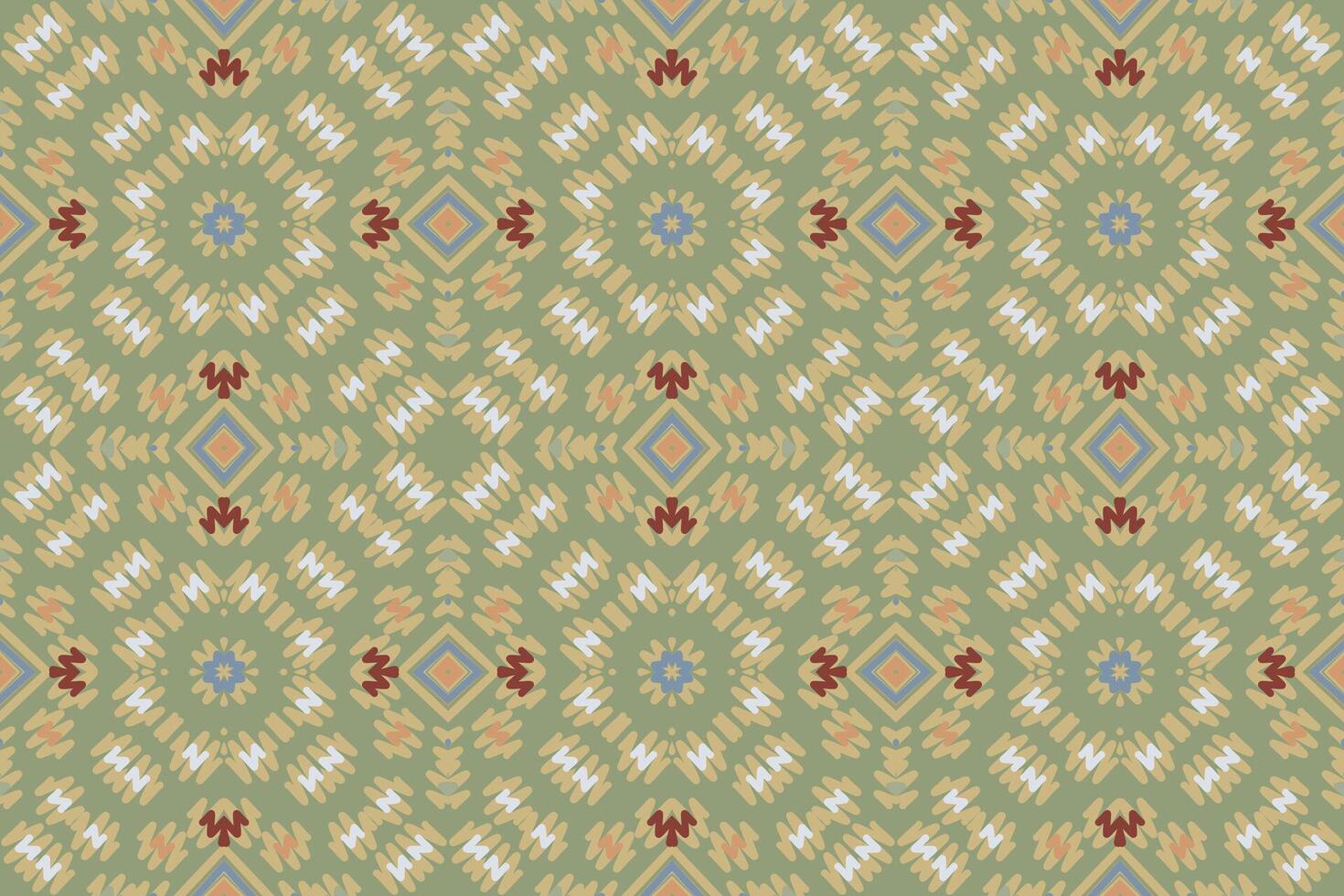 Navajo pattern Seamless Bandana print silk Motif embroidery, Ikat embroidery Design for Print jacquard slavic pattern folklore pattern kente arabesque vector