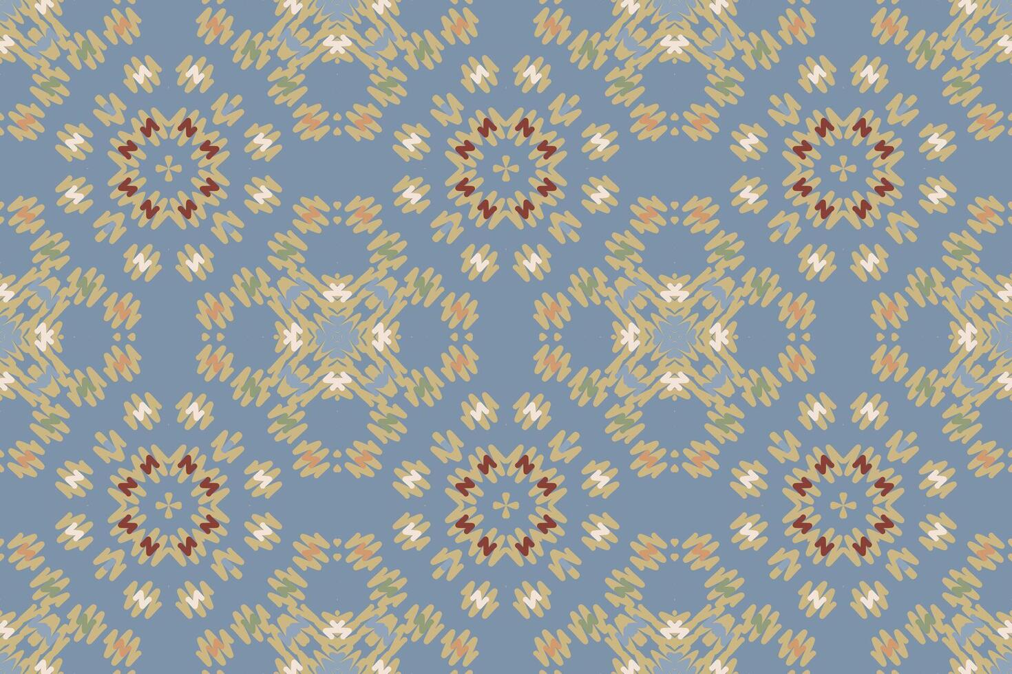 Navajo pattern Seamless Australian aboriginal pattern Motif embroidery, Ikat embroidery Design for Print pattern vintage flower folk navajo patchwork pattern vector