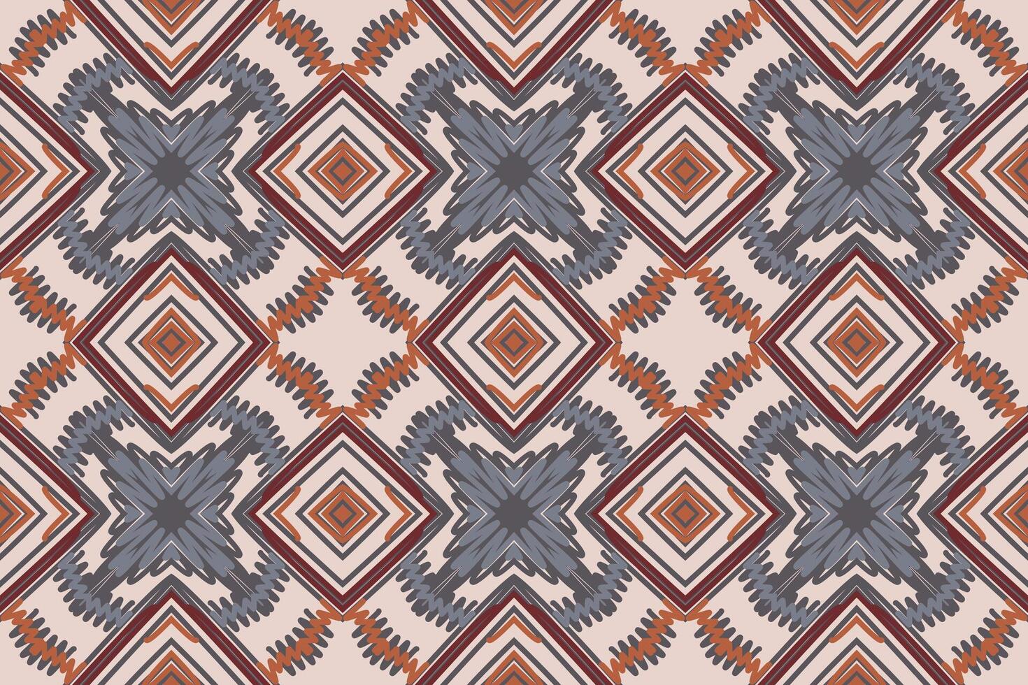 Navajo pattern Seamless Mughal architecture Motif embroidery, Ikat embroidery Design for Print Texture fabric saree sari carpet. kurta patola saree vector
