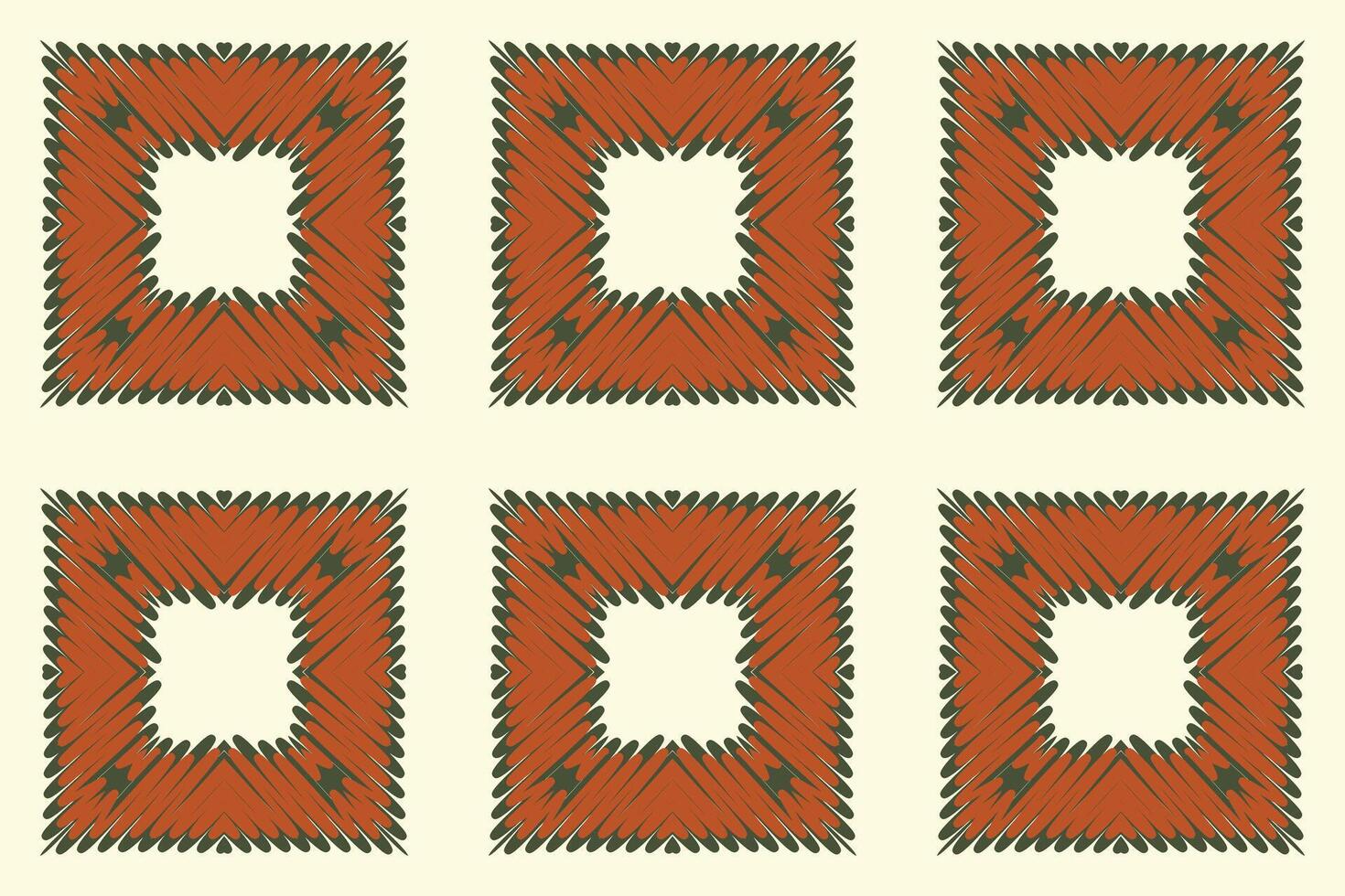 Navajo pattern Seamless Mughal architecture Motif embroidery, Ikat embroidery Design for Print figure tribal ink on cloth patola sari vector