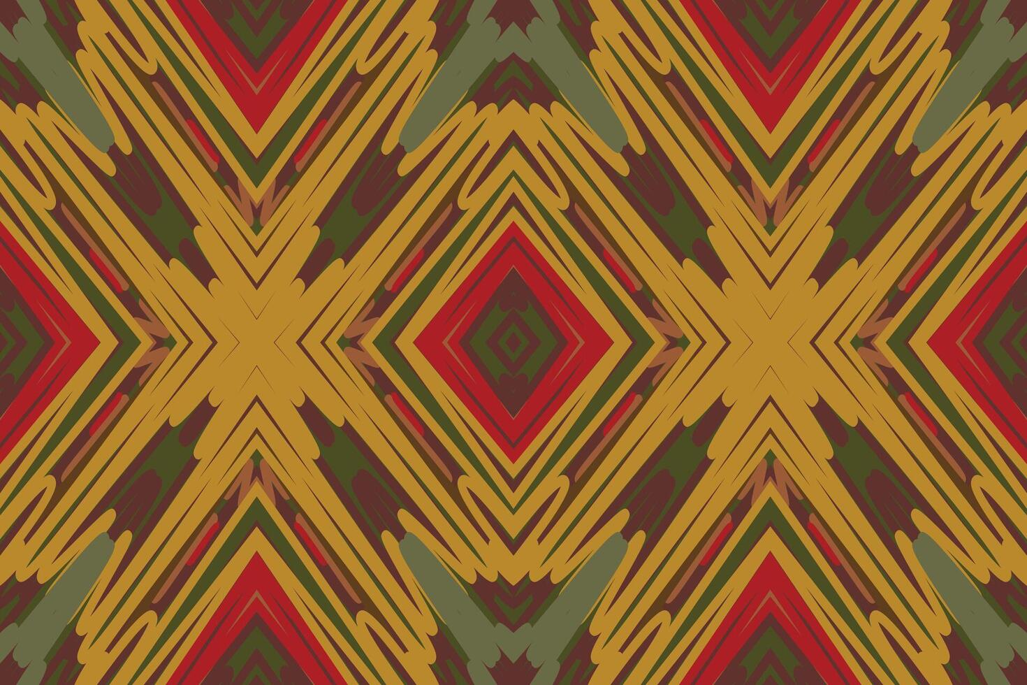 Patchwork pattern Seamless Native American, Motif embroidery, Ikat embroidery Design for Print endless arabesque cloth dupatta shawl bandana print silk kurta men vector
