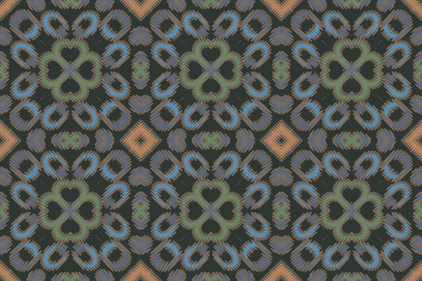 Motif folklore pattern Seamless Australian aboriginal pattern Motif embroidery, Ikat embroidery Design for Print Texture fabric saree sari carpet. kurta patola saree vector