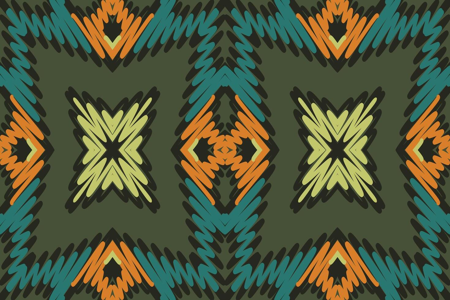 Patchwork pattern Seamless Bandana print silk Motif embroidery, Ikat embroidery Design for Print tapestry floral kimono repeat pattern lacing spanish motif vector