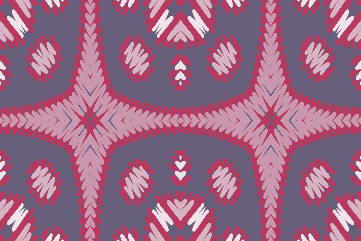 Patchwork pattern Seamless Mughal architecture Motif embroidery, Ikat embroidery Design for Print figure tribal ink on cloth patola sari vector