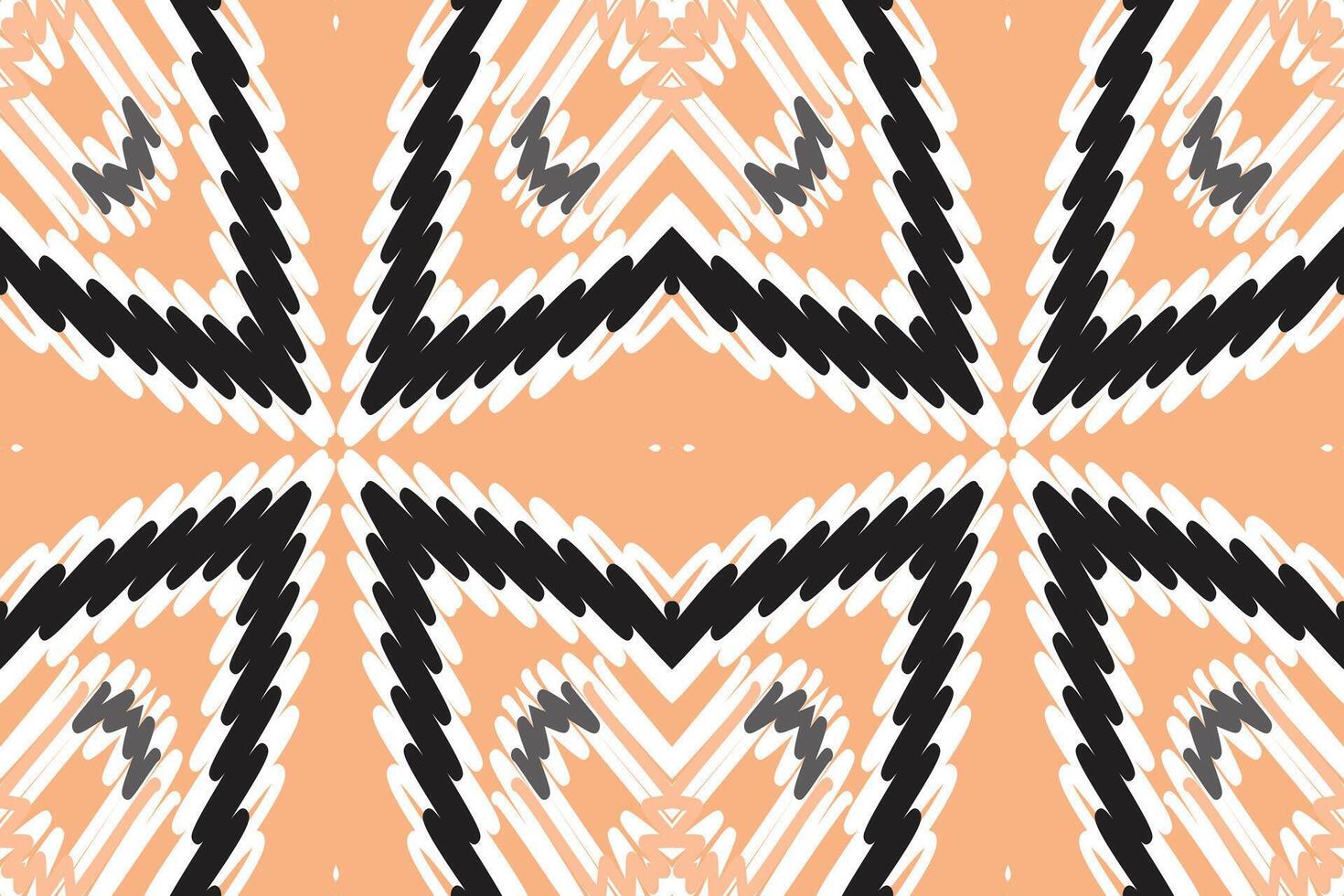 Tie dye Pattern Seamless Bandana print silk Motif embroidery, Ikat embroidery Design for Print endless arabesque cloth dupatta shawl bandana print silk kurta men vector
