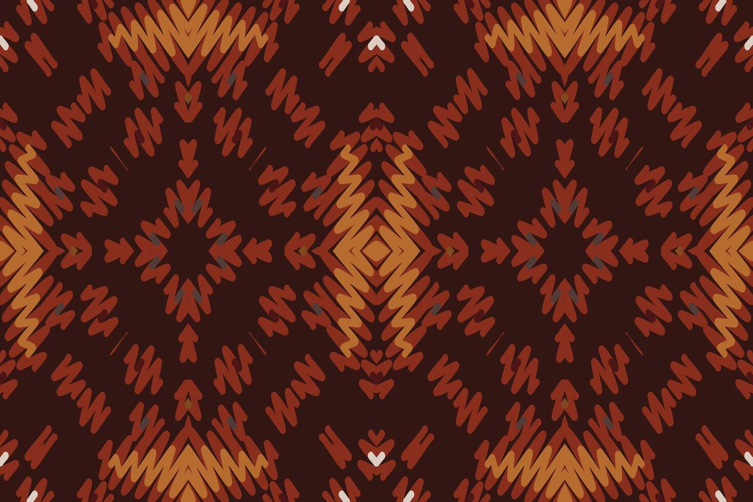 Tie dye Pattern Seamless Native American, Motif embroidery, Ikat embroidery Design for Print figure tribal ink on cloth patola sari vector