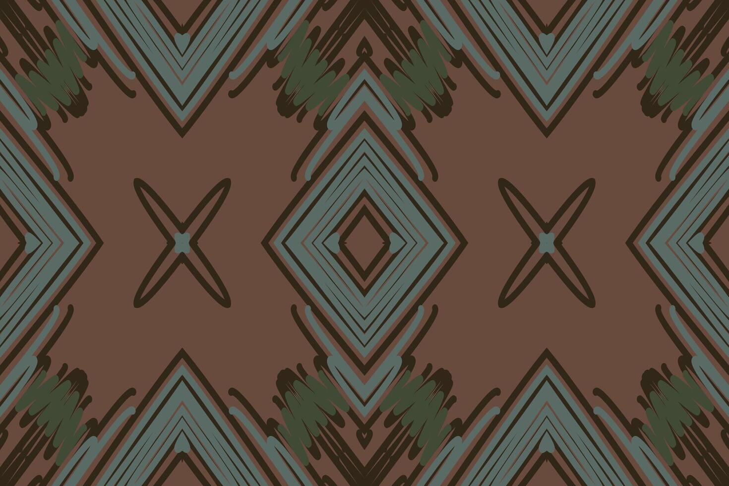Tie dye Pattern Seamless Bandana print silk Motif embroidery, Ikat embroidery Design for Print indigenous art aboriginal art pattern floral kurti mughal border vector