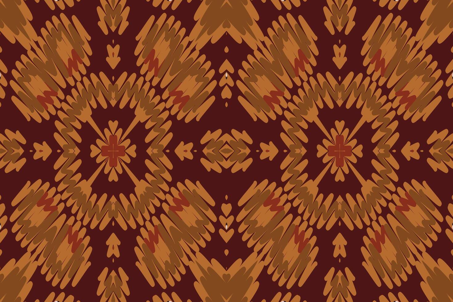 Tie dye Pattern Seamless Bandana print silk Motif embroidery, Ikat embroidery Design for Print border embroidery ancient egypt vector