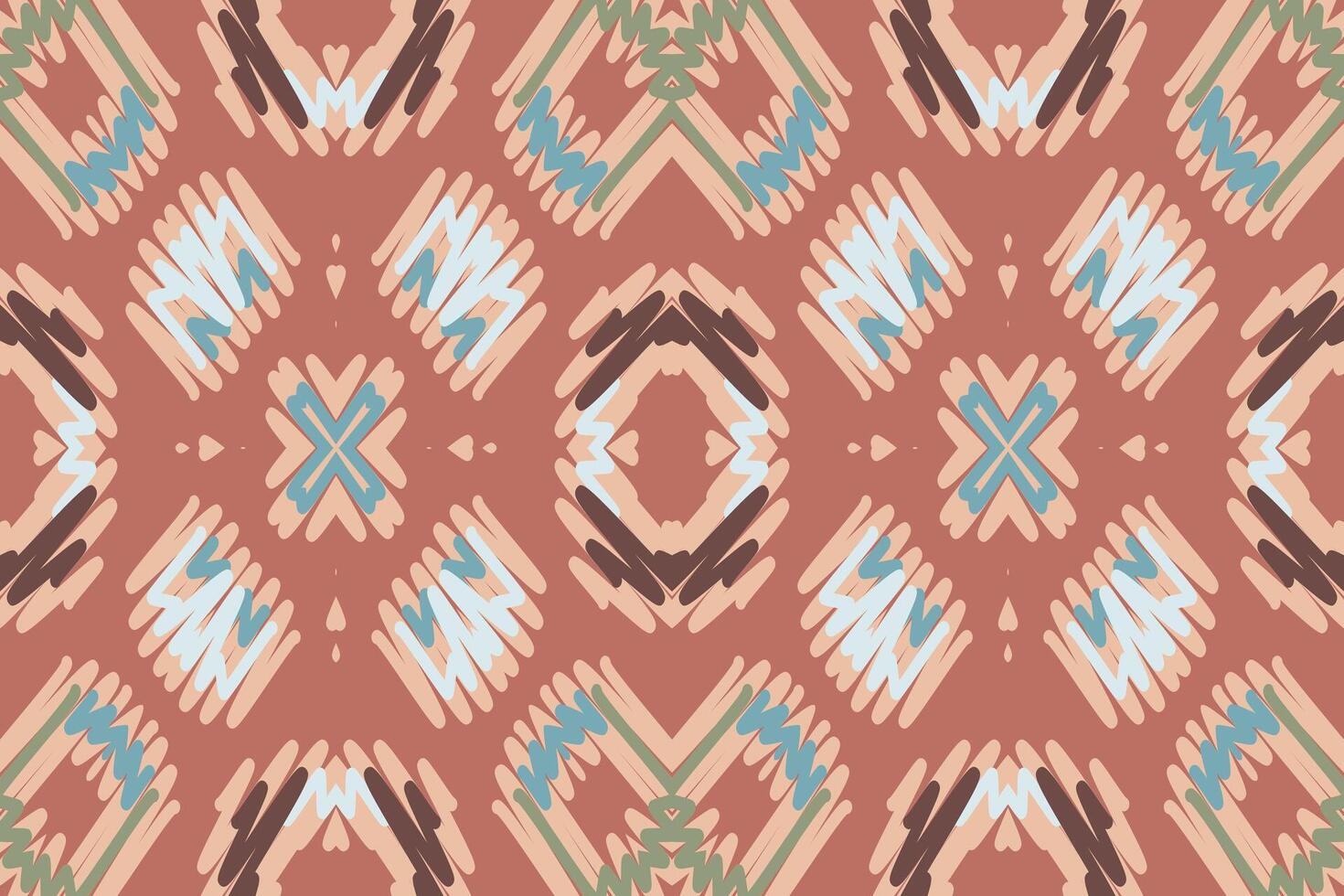 Tie dye Pattern Seamless Australian aboriginal pattern Motif embroidery, Ikat embroidery Design for Print tapestry floral kimono repeat pattern lacing spanish motif vector