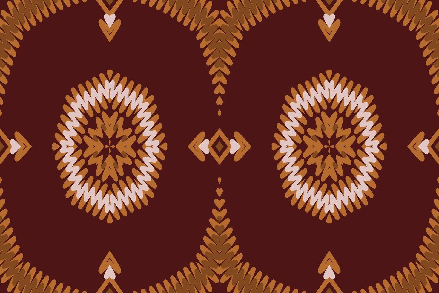 Tie dye Pattern Seamless Bandana print silk Motif embroidery, Ikat embroidery Design for Print figure tribal ink on cloth patola sari vector