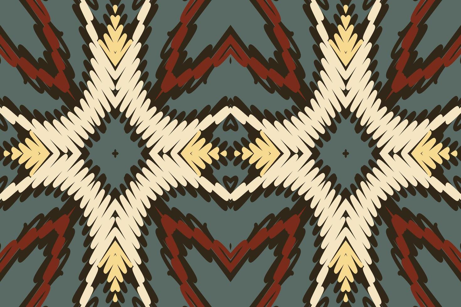 Tie dye Pattern Seamless Australian aboriginal pattern Motif embroidery, Ikat embroidery Design for Print indonesian batik motif embroidery native american kurta mughal design vector