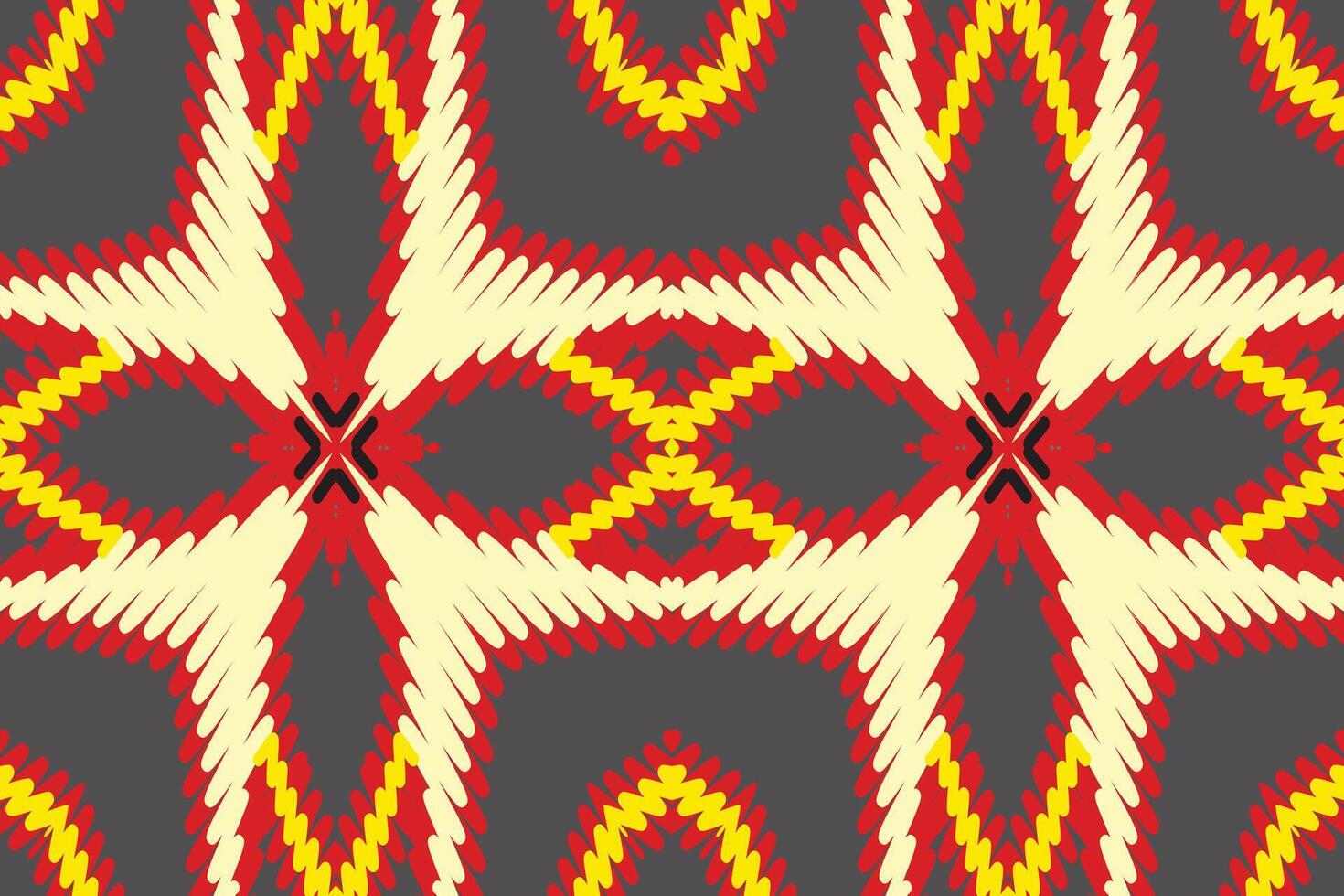 Tie dye Pattern Seamless Mughal architecture Motif embroidery, Ikat embroidery Design for Print Texture fabric saree sari carpet. kurta patola saree vector