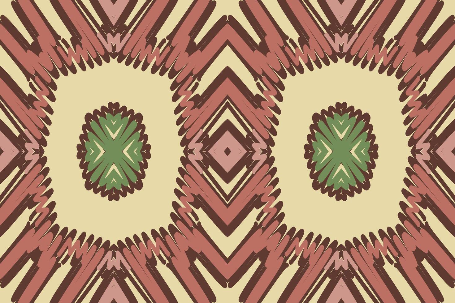 Tie dye Pattern Seamless Mughal architecture Motif embroidery, Ikat embroidery Design for Print tapestry floral kimono repeat pattern lacing spanish motif vector