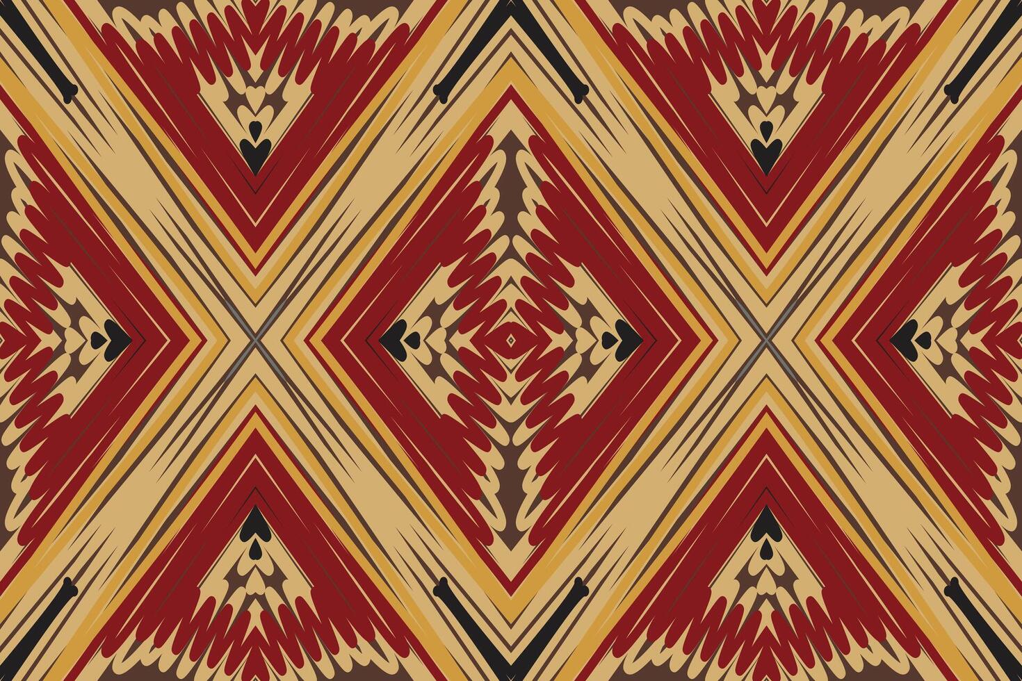 Tie dye Pattern Seamless Scandinavian pattern Motif embroidery, Ikat embroidery Design for Print endless arabesque cloth dupatta shawl bandana print silk kurta men vector