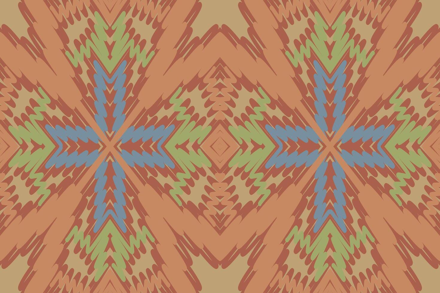 Tie dye Pattern Seamless Scandinavian pattern Motif embroidery, Ikat embroidery Design for Print indigenous art aboriginal art pattern floral kurti mughal border vector