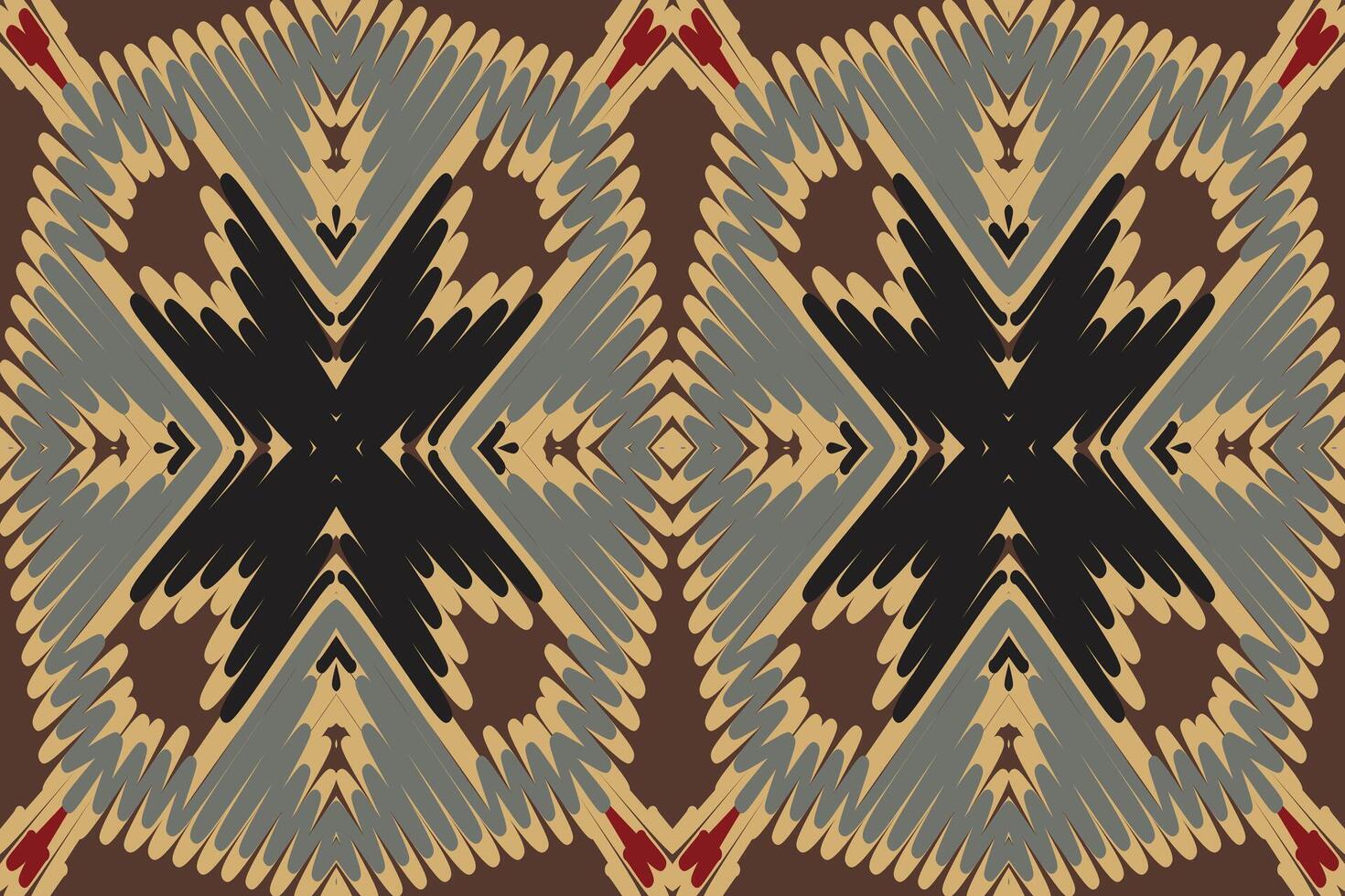 Tie dye Pattern Seamless Scandinavian pattern Motif embroidery, Ikat embroidery Design for Print vyshyvanka placemat quilt sarong sarong beach kurtis Indian motifs vector