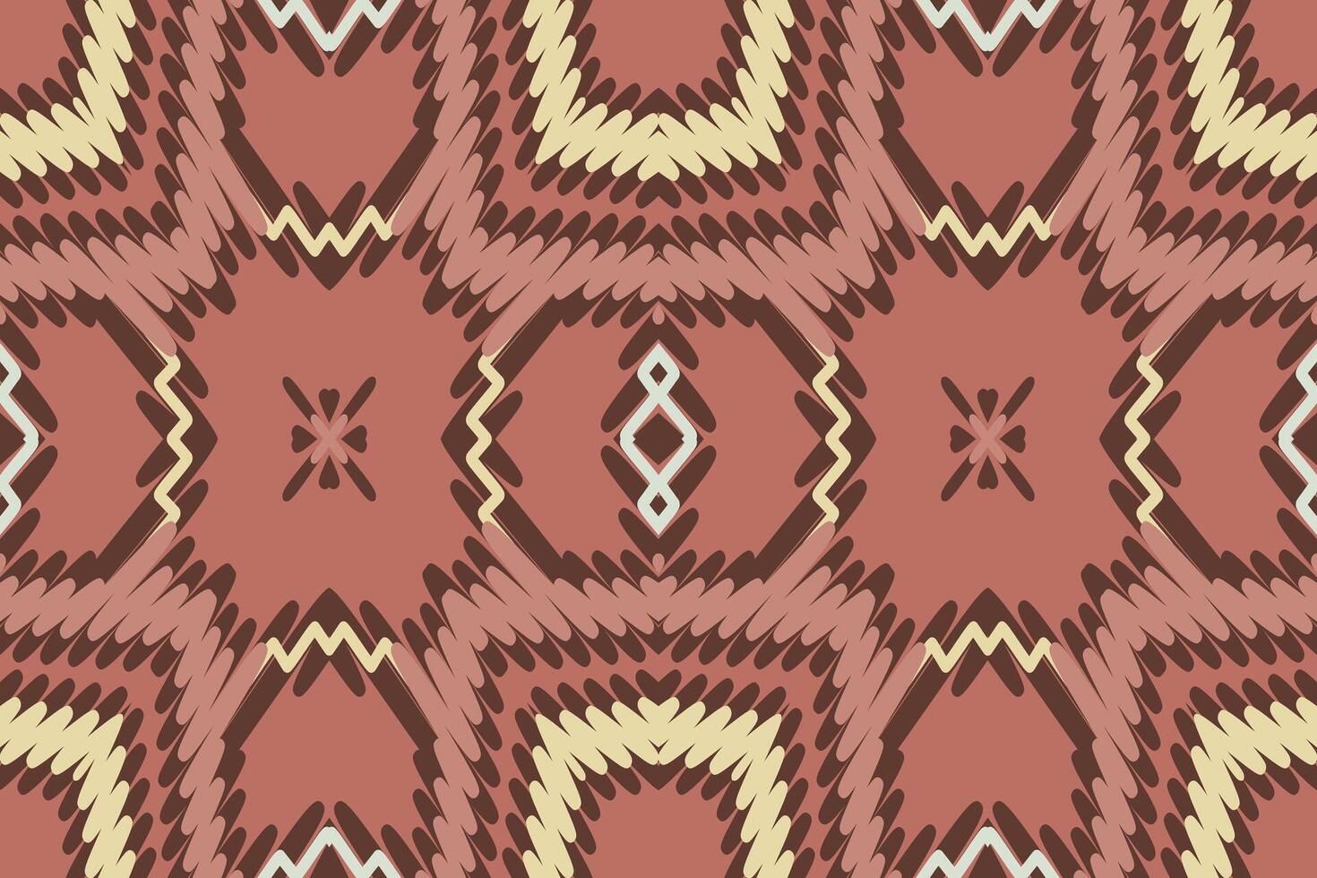 Baroque pattern Seamless Native American, Motif embroidery, Ikat embroidery Design for Print figure tribal ink on cloth patola sari vector