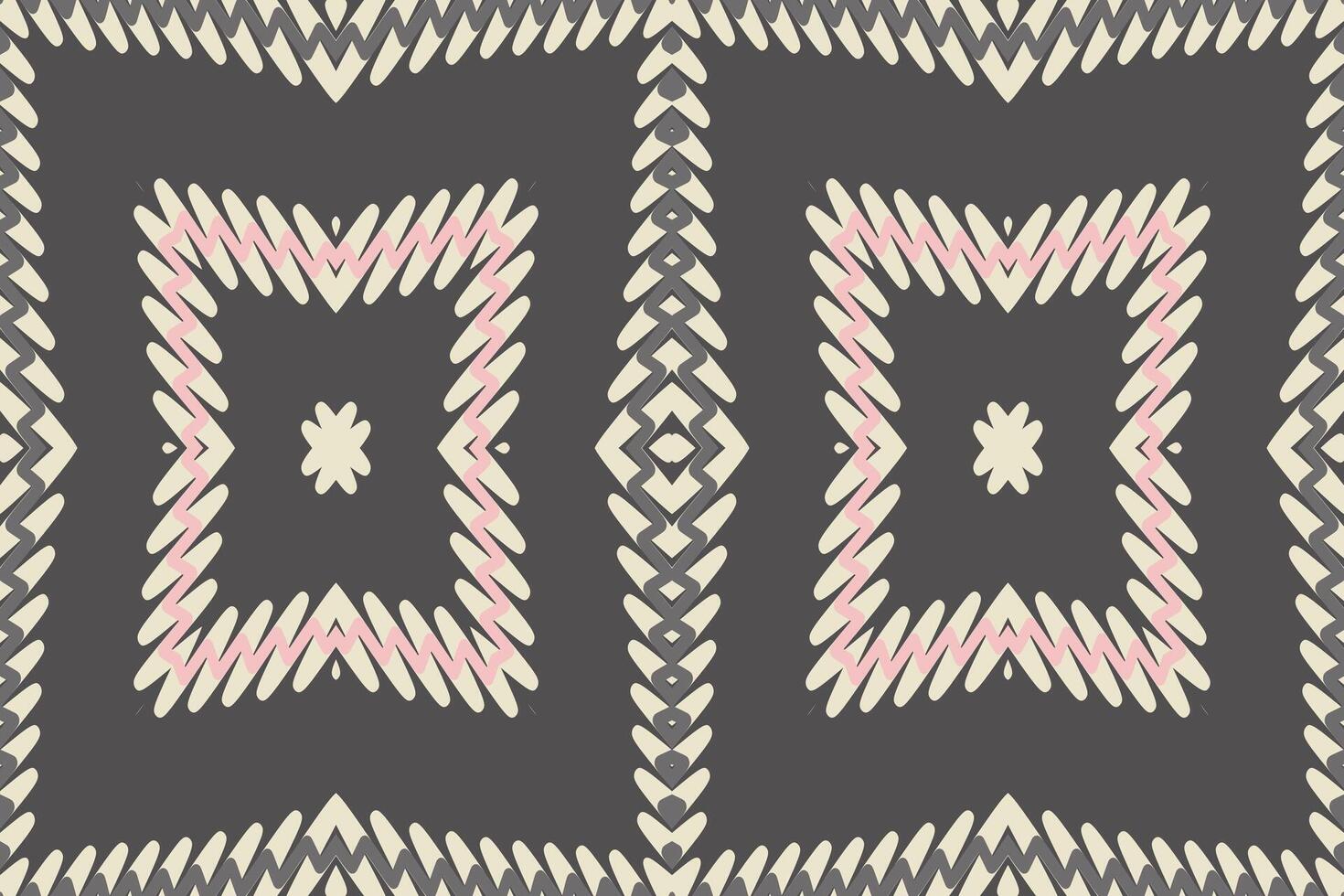Tie dye Pattern Seamless Scandinavian pattern Motif embroidery, Ikat embroidery Design for Print border embroidery ancient egypt vector