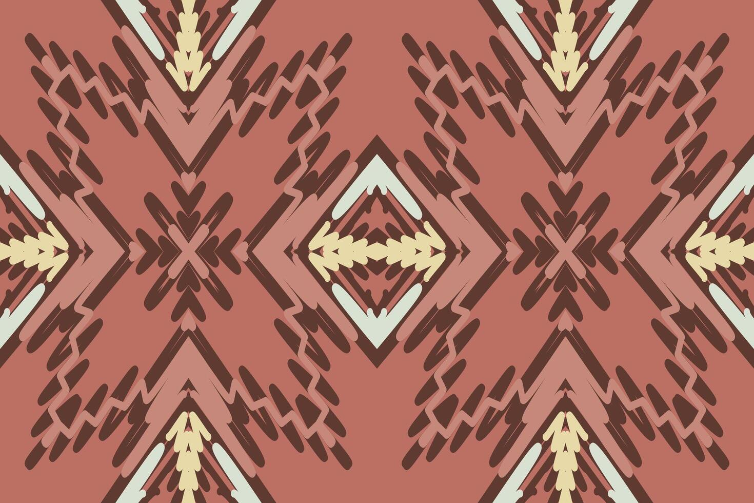 Baroque pattern Seamless Native American, Motif embroidery, Ikat embroidery Design for Print border embroidery ancient egypt vector