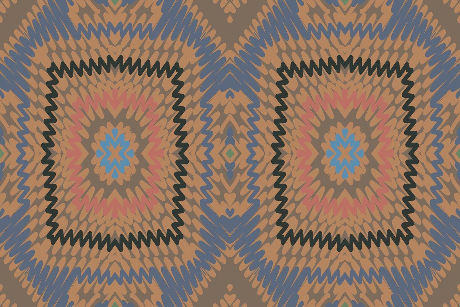 Baroque pattern Seamless Native American, Motif embroidery, Ikat embroidery Design for Print indigenous art aboriginal art pattern floral kurti mughal border vector