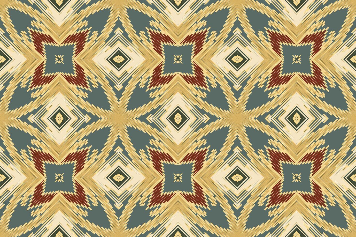 Motif folklore pattern Seamless Mughal architecture Motif embroidery, Ikat embroidery Design for Print endless arabesque cloth dupatta shawl bandana print silk kurta men vector