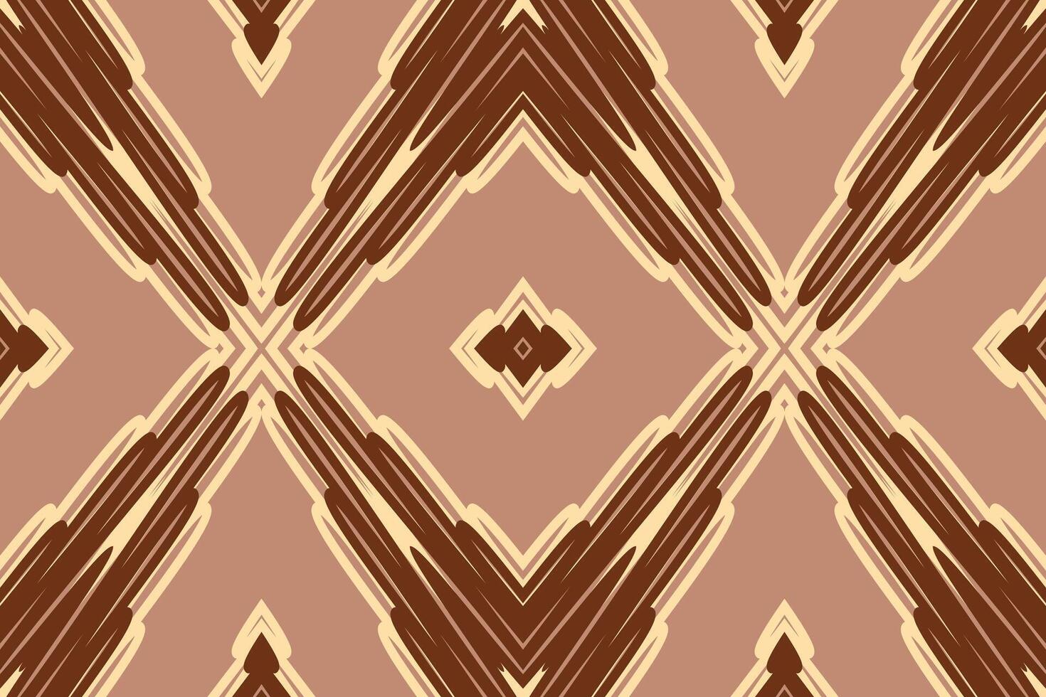 Baroque pattern Seamless Bandana print silk Motif embroidery, Ikat embroidery Design for Print pattern vintage flower folk navajo patchwork pattern vector