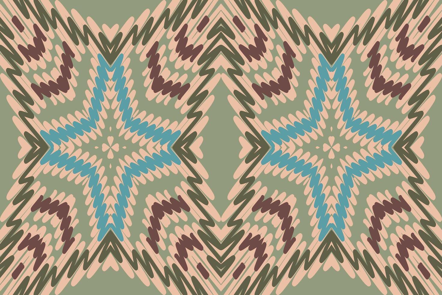 Baroque pattern Seamless Mughal architecture Motif embroidery, Ikat embroidery Design for Print scarf hijab pattern kerchief ikat Silk kurti model mughal patterns vector
