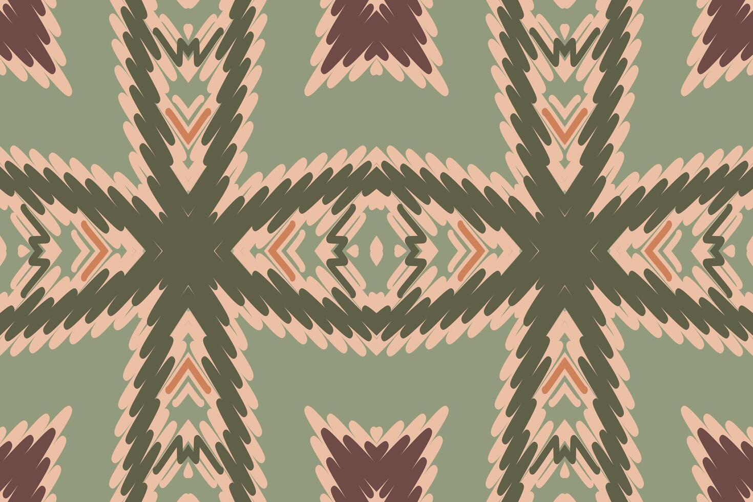 Baroque pattern Seamless Mughal architecture Motif embroidery, Ikat embroidery Design for Print vyshyvanka placemat quilt sarong sarong beach kurtis Indian motifs vector