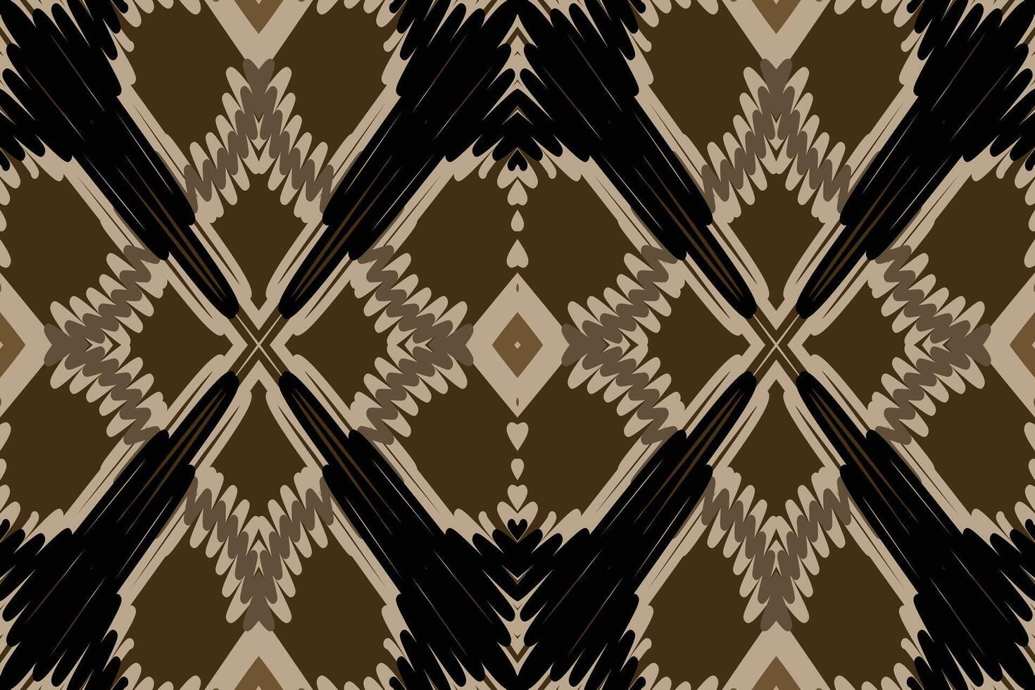 Dupatta pattern Seamless Bandana print silk Motif embroidery, Ikat embroidery Design for Print egyptian pattern tibetan mandala bandanna vector
