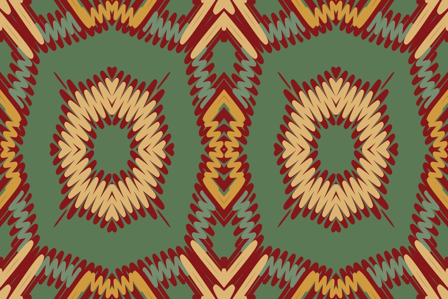 Dupatta pattern Seamless Native American, Motif embroidery, Ikat embroidery Design for Print egyptian pattern tibetan mandala bandanna vector