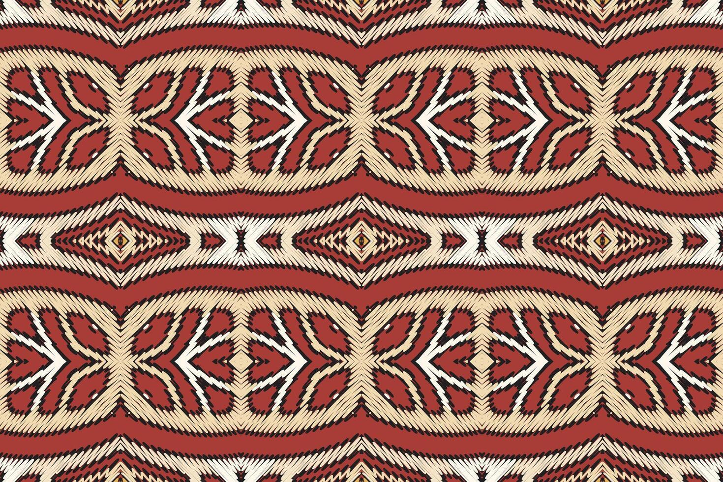 Dupatta pattern Seamless Mughal architecture Motif embroidery, Ikat embroidery Design for Print scandinavian pattern saree ethnic nativity gypsy pattern vector