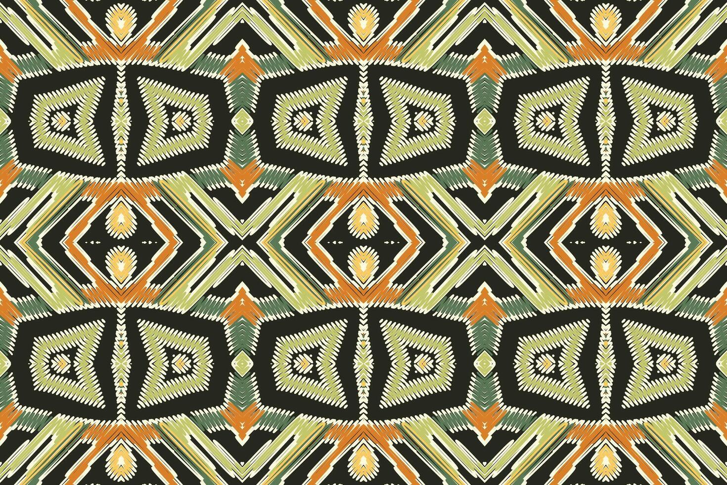 Ancient patterns Seamless Native American, Motif embroidery, Ikat embroidery Design for Print pattern vintage flower folk navajo patchwork pattern vector