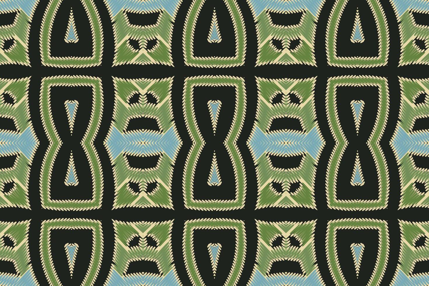 Dupatta pattern Seamless Scandinavian pattern Motif embroidery, Ikat embroidery Design for Print pattern vintage flower folk navajo patchwork pattern vector