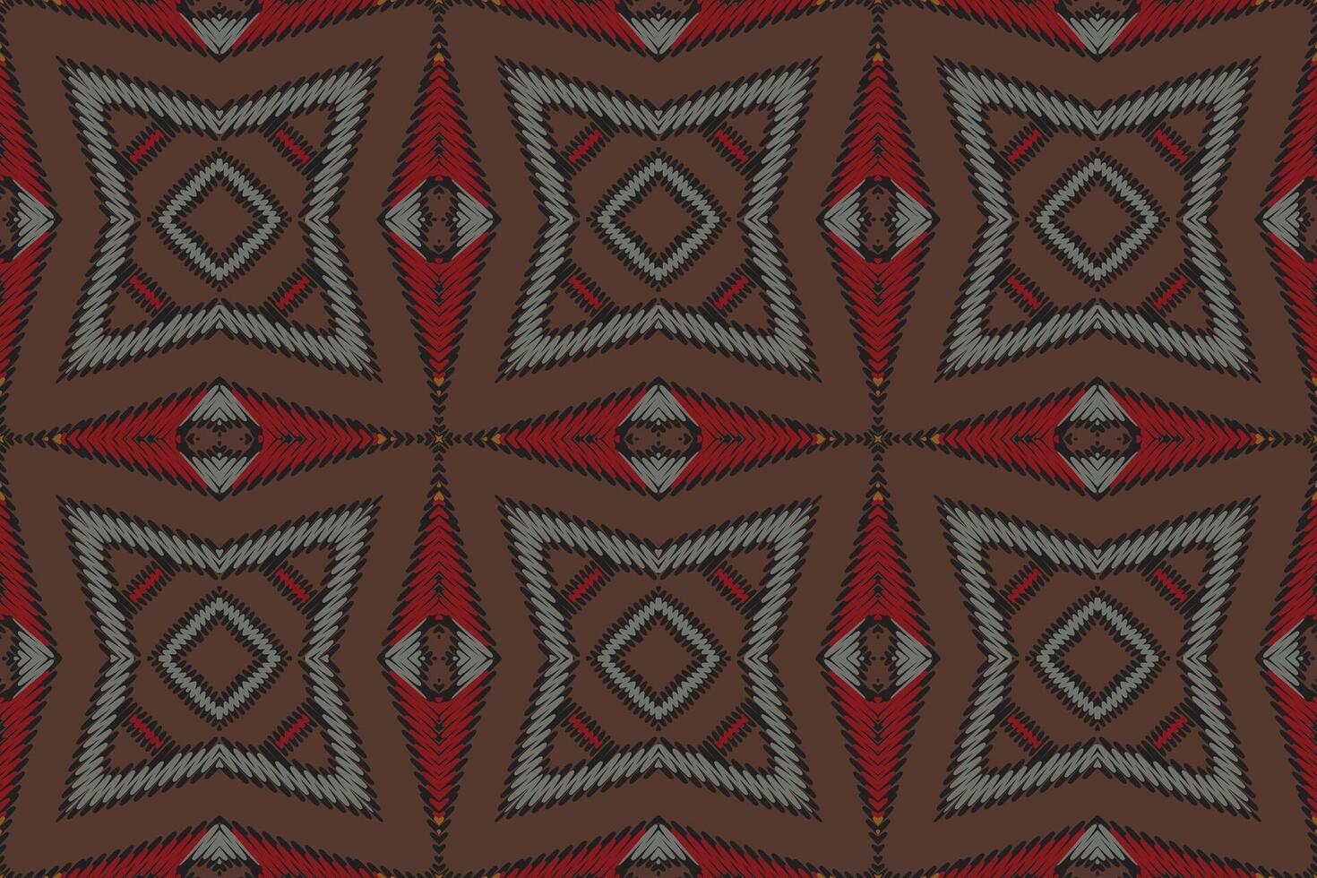Motif folklore pattern Seamless Scandinavian pattern Motif embroidery, Ikat embroidery Design for Print Texture fabric saree sari carpet. kurta patola saree vector