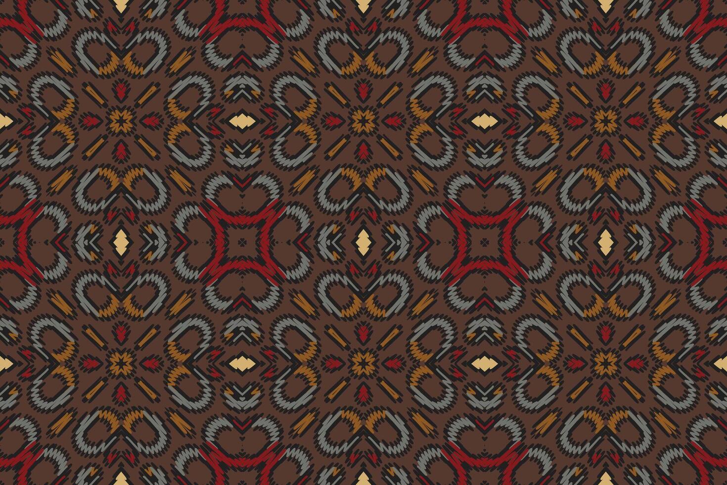 Motif folklore pattern Seamless Mughal architecture Motif embroidery, Ikat embroidery Design for Print egyptian pattern tibetan mandala bandanna vector