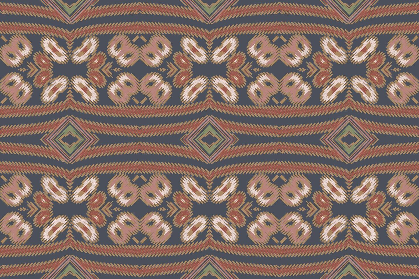 Dupatta pattern Seamless Scandinavian pattern Motif embroidery, Ikat embroidery Design for Print egyptian pattern tibetan mandala bandanna vector